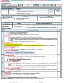 Sesión de aprendizaje