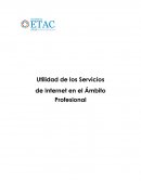 Utilidad de los Servicios de Internet en el Ámbito Profesional Competencias Digitales