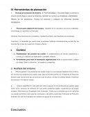 Administración. Herramientas de planeación