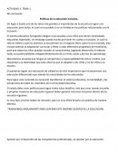 Políticas de la educación inclusiva