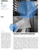 ARTICULO MUSEO CONTEMPORANEO