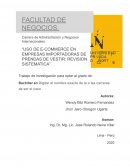 Uso de e-commerce en empresas importadoras