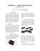INFORME 2 – CIRCUITOS LÓGICOS