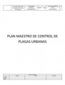 PLAN MAESTRO PARA EL MANEJO INTEGRAL DE PLAGAS