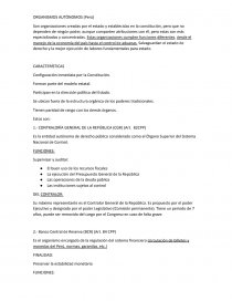 ORGANISMOS AUTÓNOMOS (Perú). Página 1