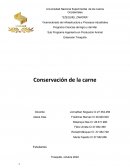 Conservación de la carne