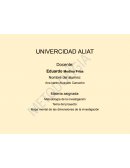 Mapa mental de las dimensiones de la investigación