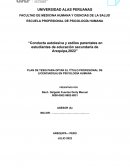 Conducta autolesiva y estilos parentales en estudiantes de educación secundaria de Arequipa,2022