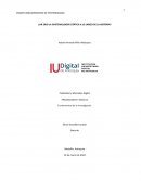 ENSAYO SOBRE EPISTEMOLOGÍA