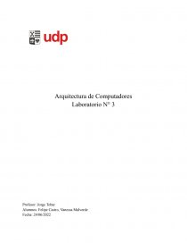 Arquitectura de computadores. Página 1
