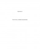Teoría Errores y Medidas Experimentales
