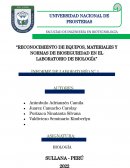 Informe de laboratorio de Biología