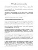 RSU y desarrollo sostenible