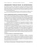 ORGANIZACIÓN Y TEORIA DE TAYLOR – DR. ARTURO PACHECO