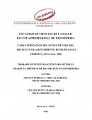 CARACTERIZACION DEL ESTILO DE VIDA DEL ADULTO EN EL ASENTAMIENTO HUMANO SANTA TERESITA_SULLANA, 2020