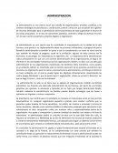 QUE ES LA ADMINISTRACION