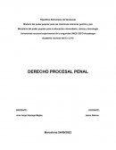DERECHO PROCESAL PENAL . Importancia como instrumento de investigación penal