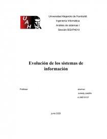 Evolución de los sistemas de información. Página 1
