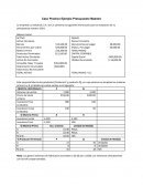 Caso Practico Ejemplo Presupuesto Maestro