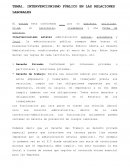 INTERVENCIONISMO PÚBLICO EN LAS RELACIONES LABORALES