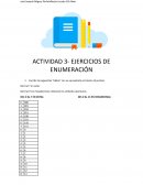 Actividad Ejercicios de enumeración