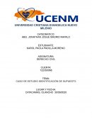 CASO DE ESTUDIO IDENTIFICACIÓN DE SUPUESTO