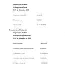 Empresa Los Molinos Presupuesto de Venta