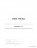 CAJÓN PARAÍSO REPORTE EJECUTIVO