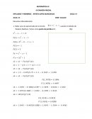 MATEMÁTICA III EXAMEN PARCIAL