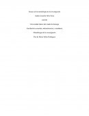 Ensayo metodología de la investigación