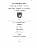 PRESUPUESTO PÚBLICO Y CRECIMIENTO ECONÓMICO EN EL PERÚ PERIODO 1970-2021