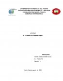 INFORME EL COMERCIO INTERNACIONAL