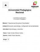 Aprendizajes y recuerdos