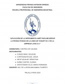 APLICACIÓN DE LA HERRAMIENTA AMEF PARA MEJORAR LA PRODUCTIVIDAD DE LA LINEA DE YOGURT HC-1 EN LA EMPRESA LAIVE S.A.