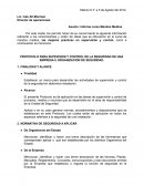 PROTOCOLO PARA SUPEVISION Y CONTROL DE LA SEGURIDAD DE UNA EMPRESA U ORGANIZACIÓN DE SEGURIDAD