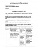 LITERATURA PARA NIÑOS Y JOVENES