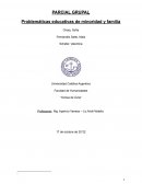 Problemáticas educativas de minoridad y familia