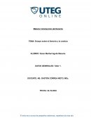 Ensayo sobre el derecho y la Justicia