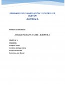 Actividad Practica N° 2: CASO – ELEVER S.A