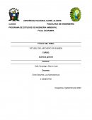 ESTUDIO DEL MECHERO DE BUNSEN