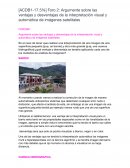 Ventajas y desventajas de la interpretación visual y automática de imágenes satelitales