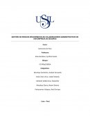 GESTIÓN DE RIESGOS ERGONÓMICOS EN COLABORADORES ADMINISTRATIVOS DE UNA EMPRESA DE SEGUROS