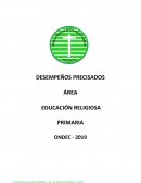 EDUCACIÓN RELIGIOSA PRIMARIA