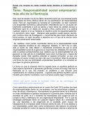 Responsabilidad social empresarial: más allá de la filantropía