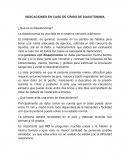 Indicaciones en caso de crisis de disautonomía