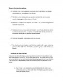 Desarrollo de alternativas ferretería