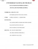 Determinación de pH en solucion