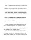 Informe psicologico