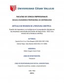 ARTÍCULO DE REVISIÓN DE LITERATURA CIENTÍFICA