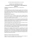 ANALISIS DE CONFLICTO APLICANDO EL PROCEDIMIENTO ARBITRAL